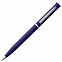 Ручка шариковая Euro Chrome, синяя с логотипом в Белгороде заказать по выгодной цене в кибермаркете AvroraStore