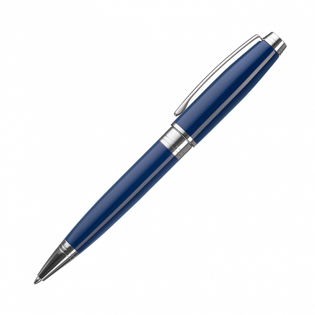 Шариковая ручка Soprano, синяя с логотипом в Белгороде заказать по выгодной цене в кибермаркете AvroraStore
