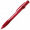 ALLEGRA LX, ручка шариковая с грипом, прозрачный красный, пластик с логотипом в Белгороде заказать по выгодной цене в кибермаркете AvroraStore