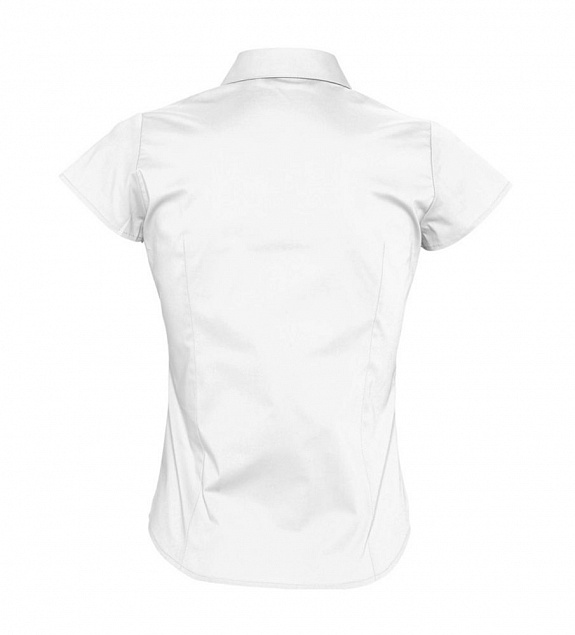 Рубашка женская с коротким рукавом EXCESS, белая с логотипом в Белгороде заказать по выгодной цене в кибермаркете AvroraStore
