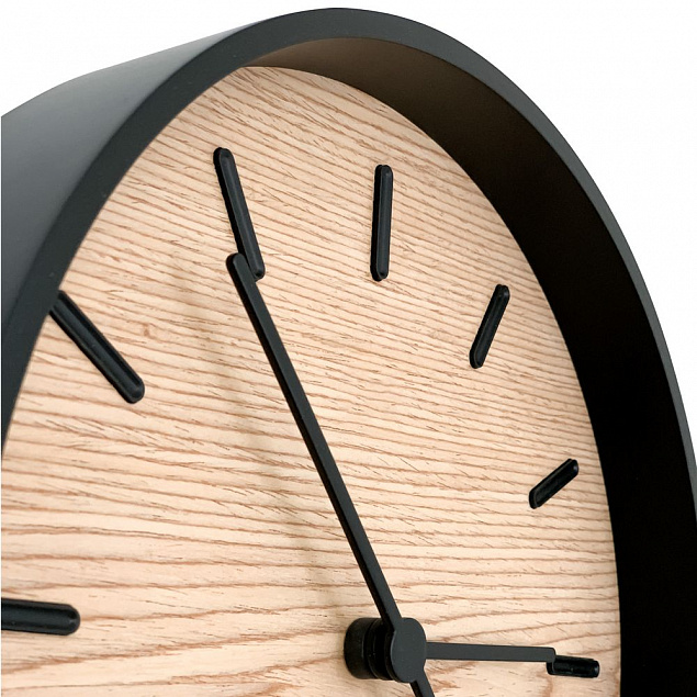 Часы настенные Kiko, дуб с логотипом в Белгороде заказать по выгодной цене в кибермаркете AvroraStore