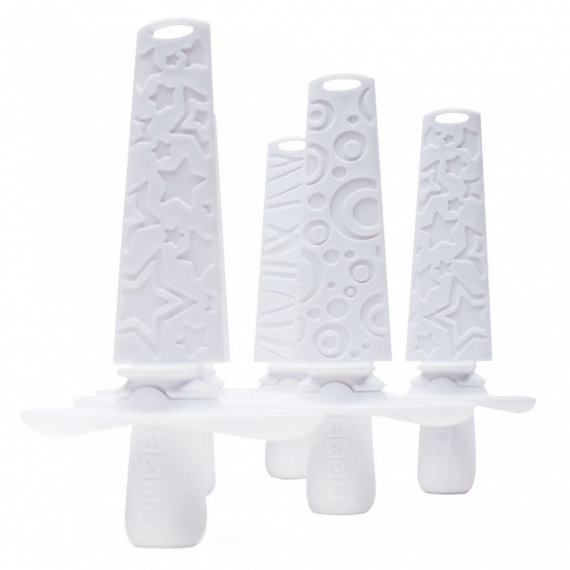 Набор палочек для мороженого Pop Sticks, белый с логотипом в Белгороде заказать по выгодной цене в кибермаркете AvroraStore