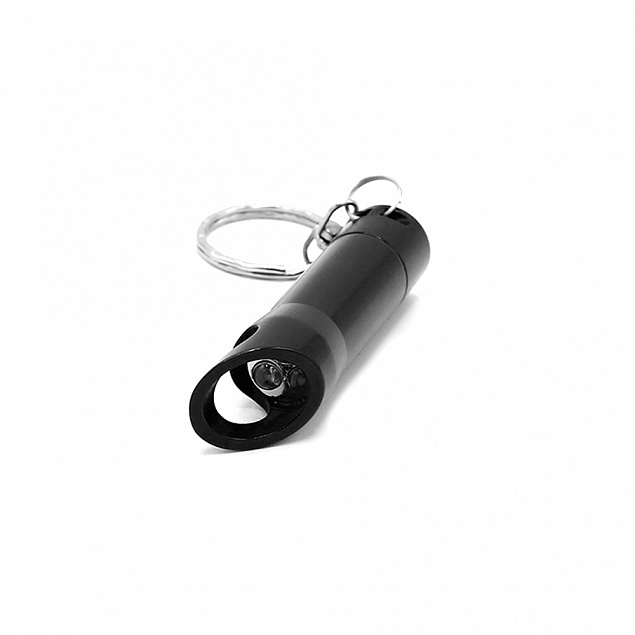 Брелок-фонарик Hook - Черный AA с логотипом в Белгороде заказать по выгодной цене в кибермаркете AvroraStore