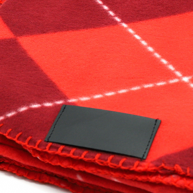 Плед Aberdeen, красный с логотипом в Белгороде заказать по выгодной цене в кибермаркете AvroraStore