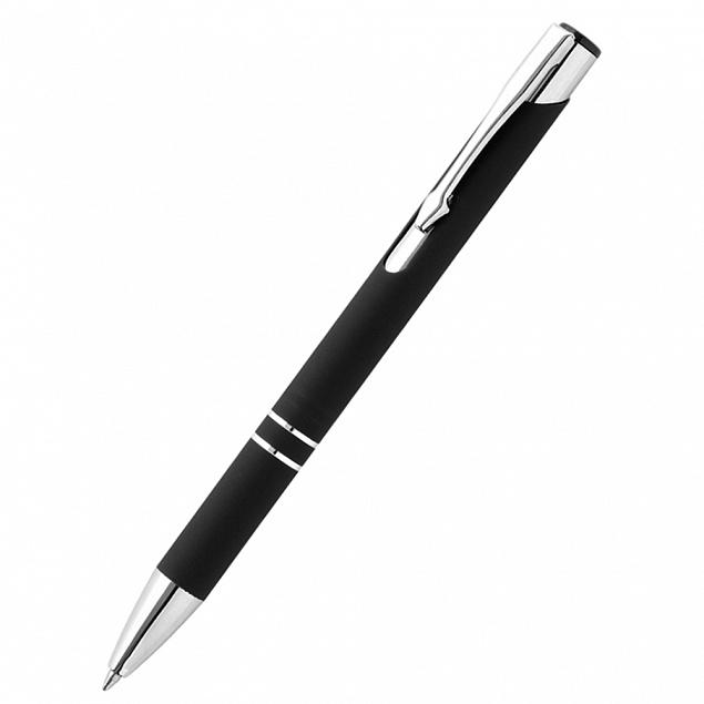 Ручка металлическая Molly - Черный AA с логотипом в Белгороде заказать по выгодной цене в кибермаркете AvroraStore