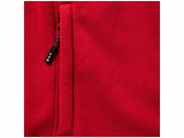 Куртка флисовая Brossard мужская, красный с логотипом в Белгороде заказать по выгодной цене в кибермаркете AvroraStore