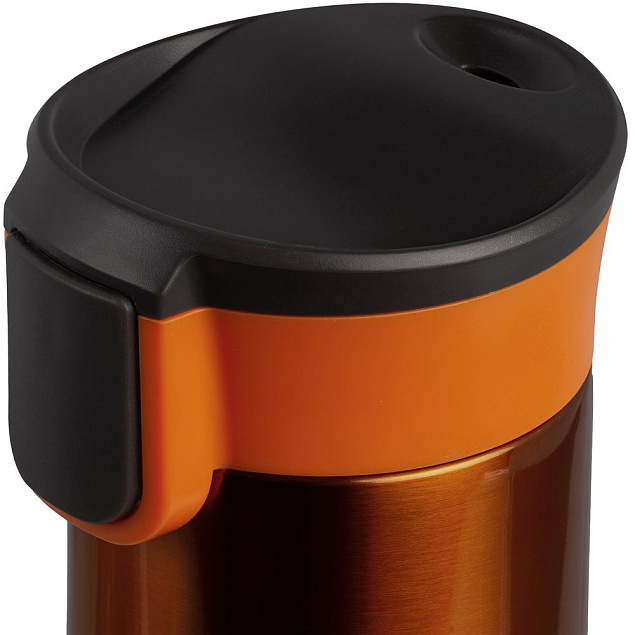 Термостакан Tralee, оранжевый с логотипом в Белгороде заказать по выгодной цене в кибермаркете AvroraStore