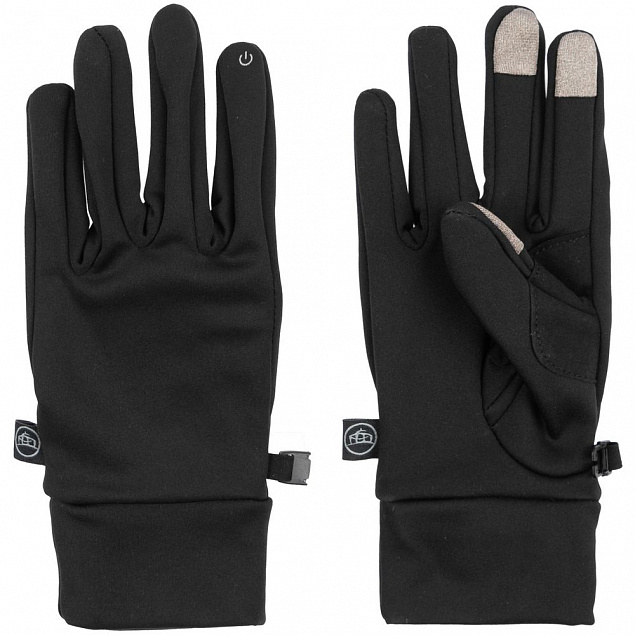 Перчатки Knitted Touch, черные с логотипом в Белгороде заказать по выгодной цене в кибермаркете AvroraStore