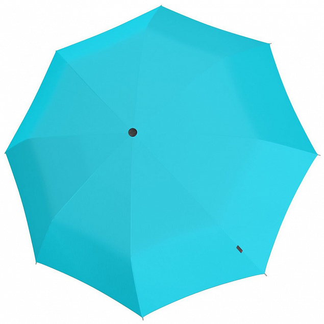 Складной зонт U.090, бирюзовый с логотипом в Белгороде заказать по выгодной цене в кибермаркете AvroraStore