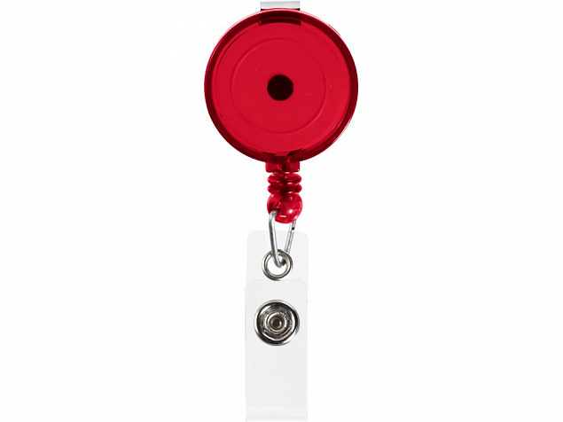 Роллер-клип Lech, красный с логотипом в Белгороде заказать по выгодной цене в кибермаркете AvroraStore