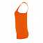 Майка женская Sporty TT Women, оранжевый неон с логотипом в Белгороде заказать по выгодной цене в кибермаркете AvroraStore