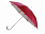Зонт-трость полуавтомат Майорка, красный/серебристый с логотипом в Белгороде заказать по выгодной цене в кибермаркете AvroraStore