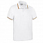 Cпортивная рубашка поло MAASTRICHT (белая) с логотипом в Белгороде заказать по выгодной цене в кибермаркете AvroraStore