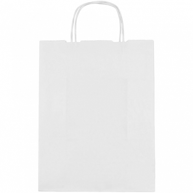 Пакет бумажный Willy, малый, белый с логотипом в Белгороде заказать по выгодной цене в кибермаркете AvroraStore