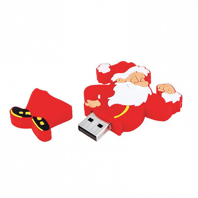 Флеш-карта "Дед Мороз" USB 8GB с логотипом в Белгороде заказать по выгодной цене в кибермаркете AvroraStore