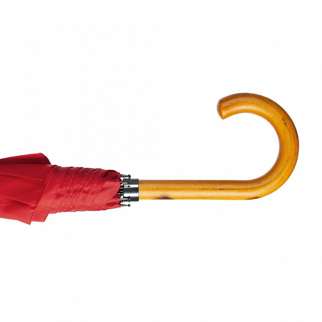 Зонт-трость LockWood ver.2, красный с логотипом в Белгороде заказать по выгодной цене в кибермаркете AvroraStore