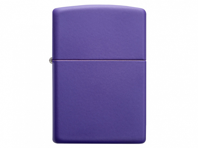 Зажигалка ZIPPO Classic с покрытием Purple Matte с логотипом в Белгороде заказать по выгодной цене в кибермаркете AvroraStore