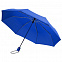 Зонт складной AOC, синий с логотипом в Белгороде заказать по выгодной цене в кибермаркете AvroraStore