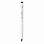 Металлическая ручка Simplistic, белый с логотипом в Белгороде заказать по выгодной цене в кибермаркете AvroraStore