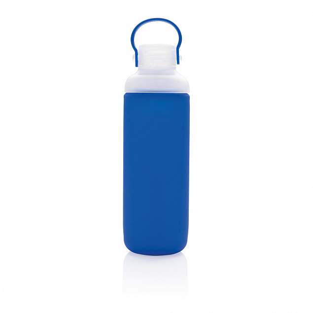 Стеклянная бутылка в силиконовом чехле с логотипом в Белгороде заказать по выгодной цене в кибермаркете AvroraStore