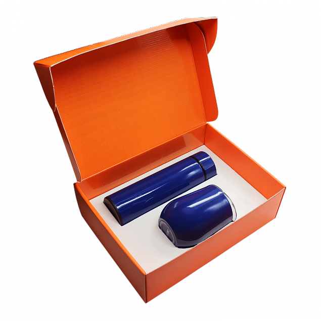 Набор Hot Box C W, синий с логотипом в Белгороде заказать по выгодной цене в кибермаркете AvroraStore