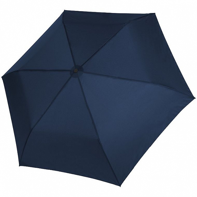 Зонт складной Zero Large, темно-синий с логотипом в Белгороде заказать по выгодной цене в кибермаркете AvroraStore