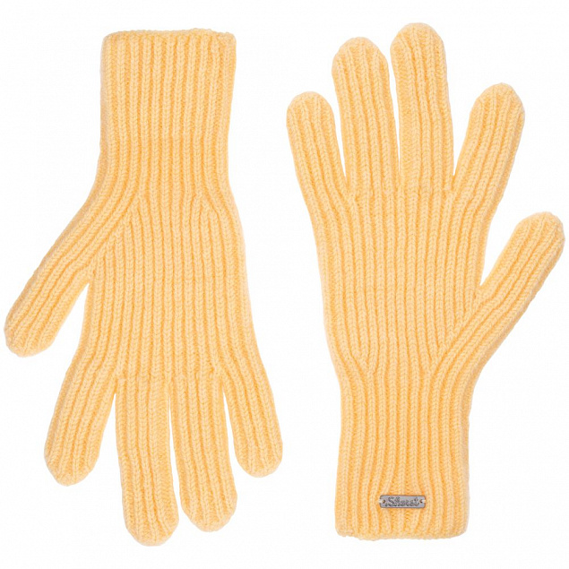 Перчатки Bernard, желтые с логотипом в Белгороде заказать по выгодной цене в кибермаркете AvroraStore