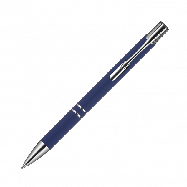 Шариковая ручка Alpha, синяя с логотипом в Белгороде заказать по выгодной цене в кибермаркете AvroraStore