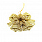 Пластиковое украшение - колокольчики золотистые, золотой с логотипом в Белгороде заказать по выгодной цене в кибермаркете AvroraStore