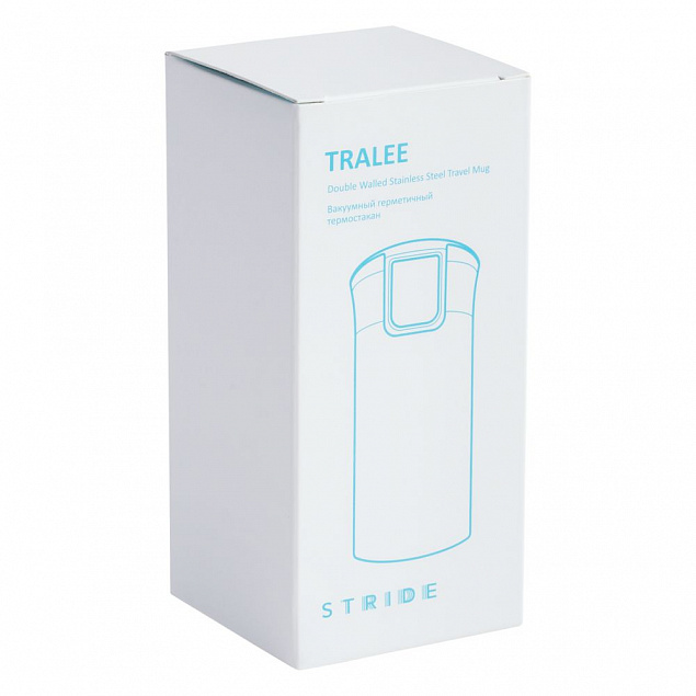 Термостакан Tralee, бирюзовый с логотипом в Белгороде заказать по выгодной цене в кибермаркете AvroraStore