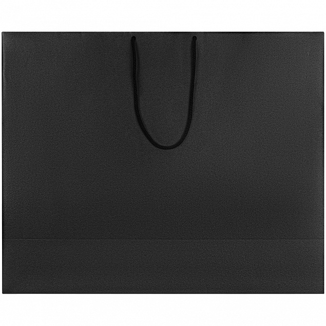 Пакет бумажный «Блеск», большой, черный с логотипом в Белгороде заказать по выгодной цене в кибермаркете AvroraStore
