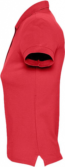 Рубашка поло женская PASSION 170, красная с логотипом в Белгороде заказать по выгодной цене в кибермаркете AvroraStore