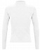 Рубашка поло женская с длинным рукавом PODIUM 210 белая с логотипом в Белгороде заказать по выгодной цене в кибермаркете AvroraStore