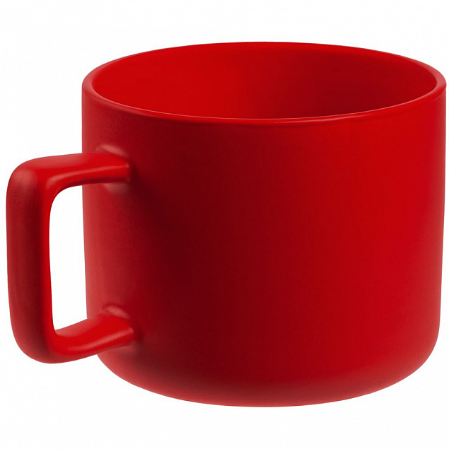 Чашка Jumbo, матовая, красная с логотипом в Белгороде заказать по выгодной цене в кибермаркете AvroraStore