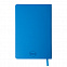 Бизнес-блокнот SIMPLY FLEX, А5,  голубой, кремовый блок, в линейку с логотипом в Белгороде заказать по выгодной цене в кибермаркете AvroraStore