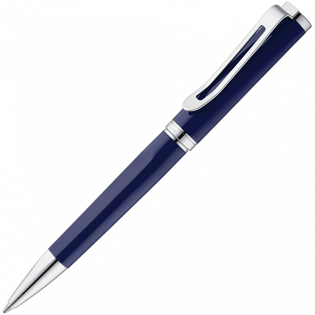 Ручка шариковая Phase, синяя с логотипом в Белгороде заказать по выгодной цене в кибермаркете AvroraStore