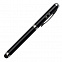 Шариковая ручка с лазерной указкой Supreme, черная с логотипом в Белгороде заказать по выгодной цене в кибермаркете AvroraStore