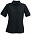 Рубашка поло женская SEMORA, черная с логотипом в Белгороде заказать по выгодной цене в кибермаркете AvroraStore