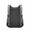 Складной светоотражающий рюкзак Reflecto, черный с логотипом в Белгороде заказать по выгодной цене в кибермаркете AvroraStore
