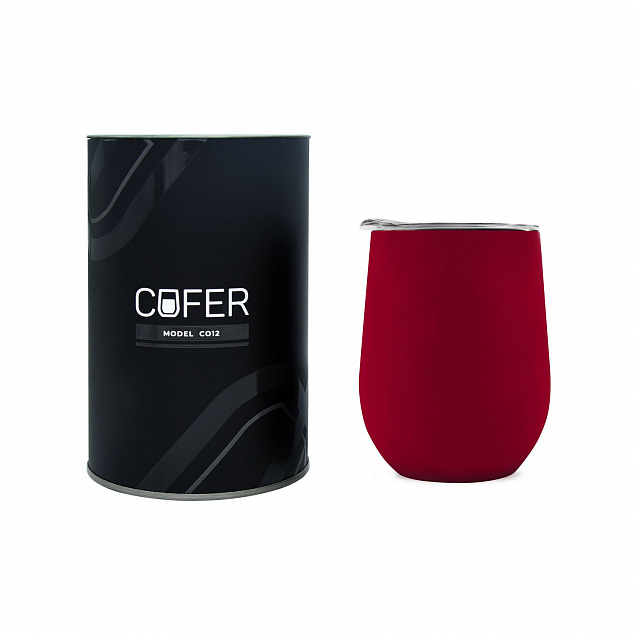 Набор Cofer Tube софт-тач CO12s black, красный с логотипом в Белгороде заказать по выгодной цене в кибермаркете AvroraStore