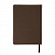 Ежедневник недатированный Anderson, А5, темно-коричневый, белый блок с логотипом в Белгороде заказать по выгодной цене в кибермаркете AvroraStore