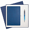 Подарочный набор Portobello/Latte NEW синий (Ежедневник недат А5, Ручка) с логотипом в Белгороде заказать по выгодной цене в кибермаркете AvroraStore