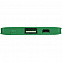 Внешний аккумулятор Easy Trick, 4000 мАч, зеленый с логотипом в Белгороде заказать по выгодной цене в кибермаркете AvroraStore
