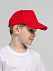 Бейсболка детская Standard Kids, красная с логотипом в Белгороде заказать по выгодной цене в кибермаркете AvroraStore