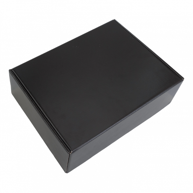 Коробка Hot Box (черная) с логотипом в Белгороде заказать по выгодной цене в кибермаркете AvroraStore