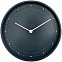 Часы настенные Slik, темно-синие с логотипом в Белгороде заказать по выгодной цене в кибермаркете AvroraStore