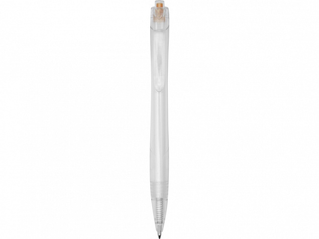Шариковая ручка Honua из переработанного ПЭТ , прозрачный с логотипом в Белгороде заказать по выгодной цене в кибермаркете AvroraStore