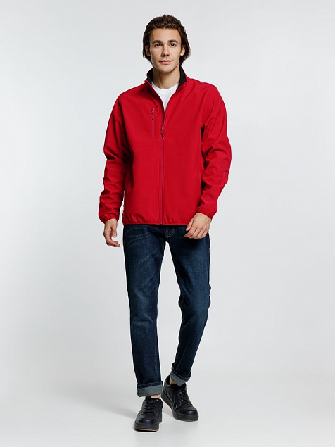 Куртка мужская Radian Men, красная с логотипом в Белгороде заказать по выгодной цене в кибермаркете AvroraStore