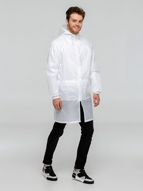 Дождевик Rainman Zip Pro, белый с логотипом в Белгороде заказать по выгодной цене в кибермаркете AvroraStore