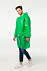Дождевик-плащ CloudTime, зеленый с логотипом в Белгороде заказать по выгодной цене в кибермаркете AvroraStore